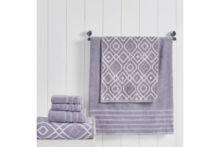 Purple fingertip 2024 towels